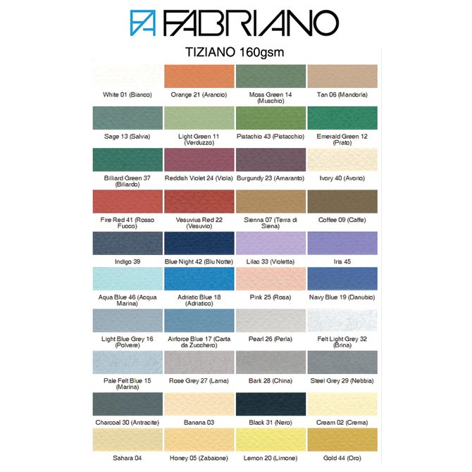 Papir Tiziano A4 160g pk50 Fabriano 21297109 caffe