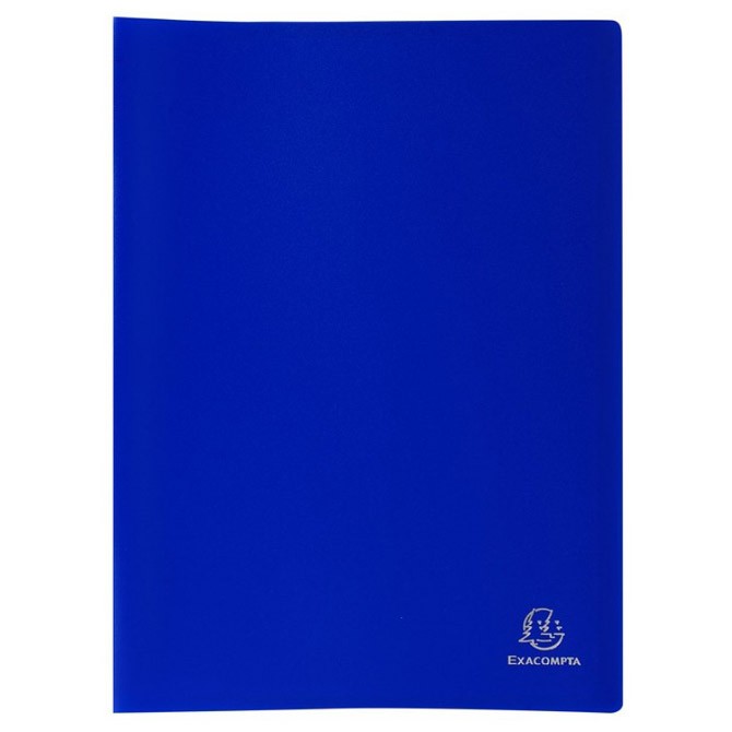 Mapa uložna varena A4 sa 10 fascikli "U" pp Exacompta 8512E plava