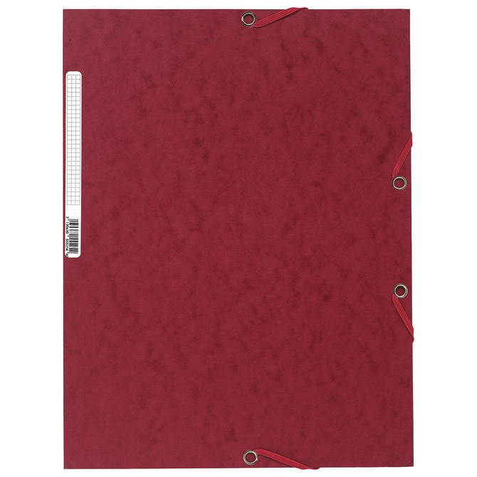 Fascikla klapna s gumicom chartreuse A4 FSC Exacompta 55525E bordo