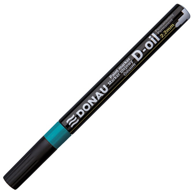 Marker uljani 2,2mm okrugli vrh D-Oil Donau 7368001PL-06 zeleni