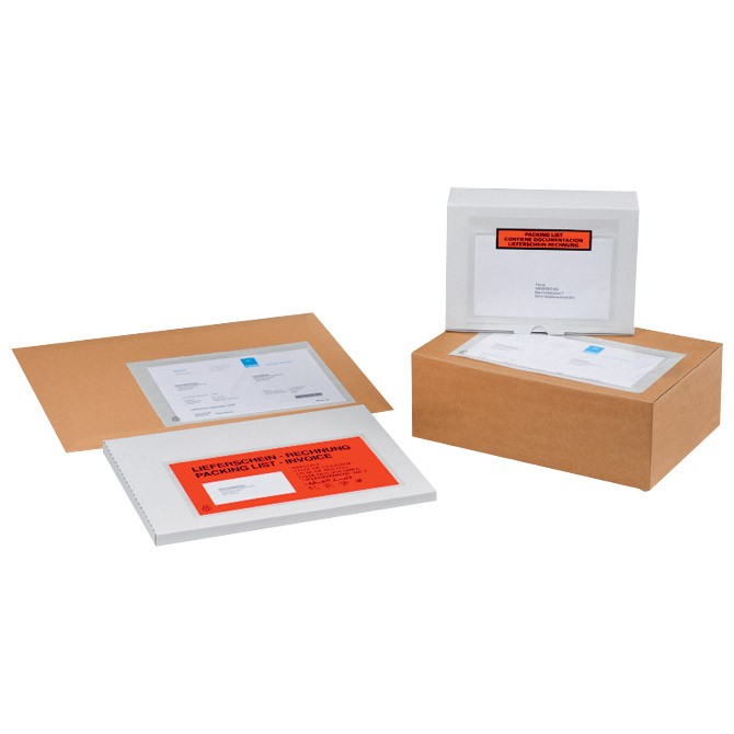 Folija samolepljiva / džep za dokumenta 240x135mm pk100 Fornax 11490