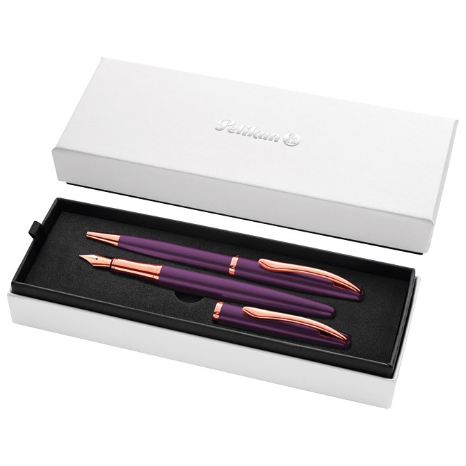 Set nalivpero+olovka hemijska Jazz Noble Elegance+poklon kutija G25 Pelikan 826785 ljubičasti
