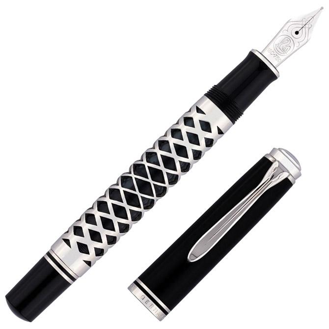 Nalivpero Metal Sleeve G M805 (M) u specijalnoj poklon kutiji Pelikan 400205961 crno-sivo