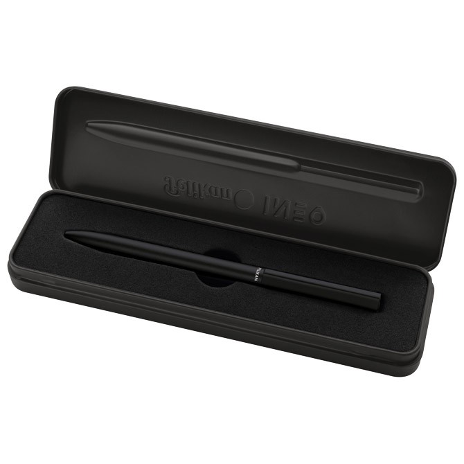 Olovka hemijska K6 Ineo Elements Black Rock u metalnoj poklon kutiji Pelikan 822459 crna